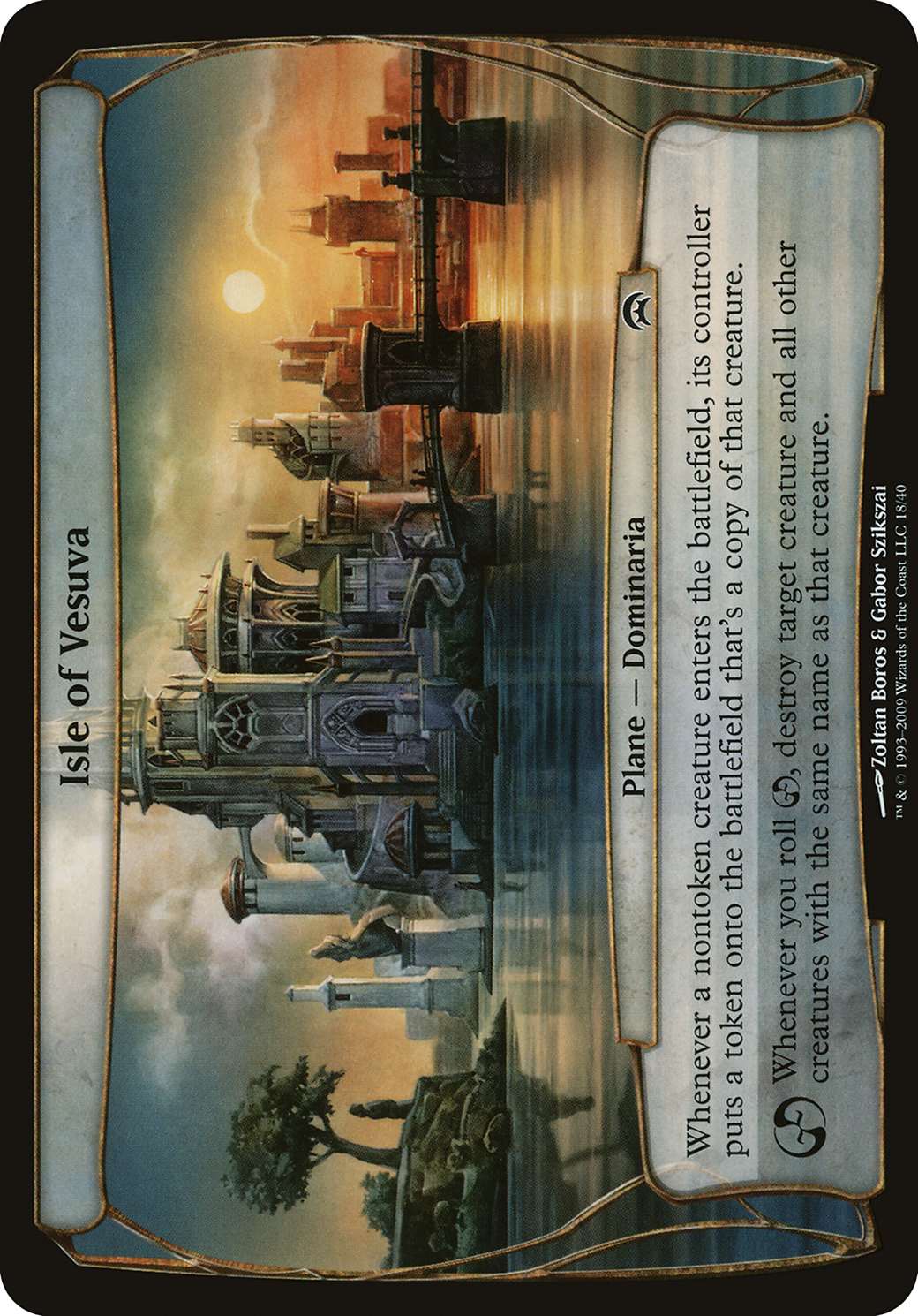Isle of Vesuva (OVER-018) - Planechase Planes
