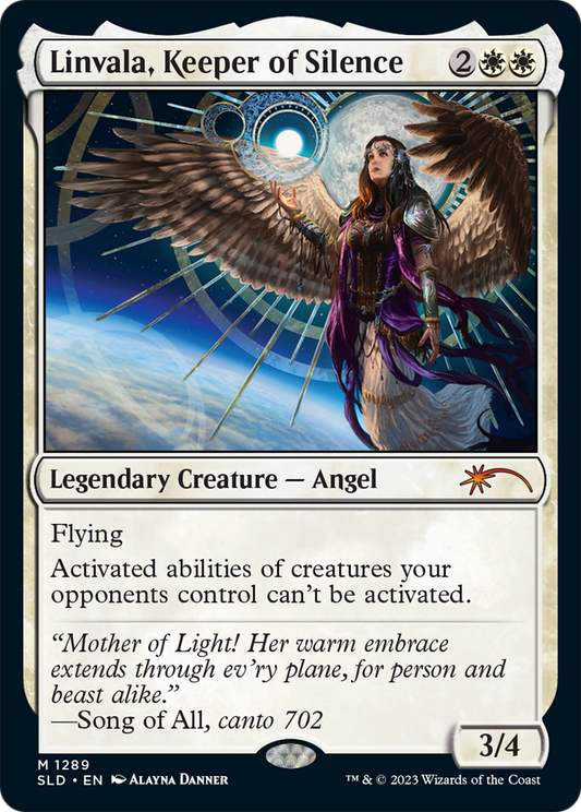Linvala, Keeper of Silence (SLD-1289) - Secret Lair Drop Foil
