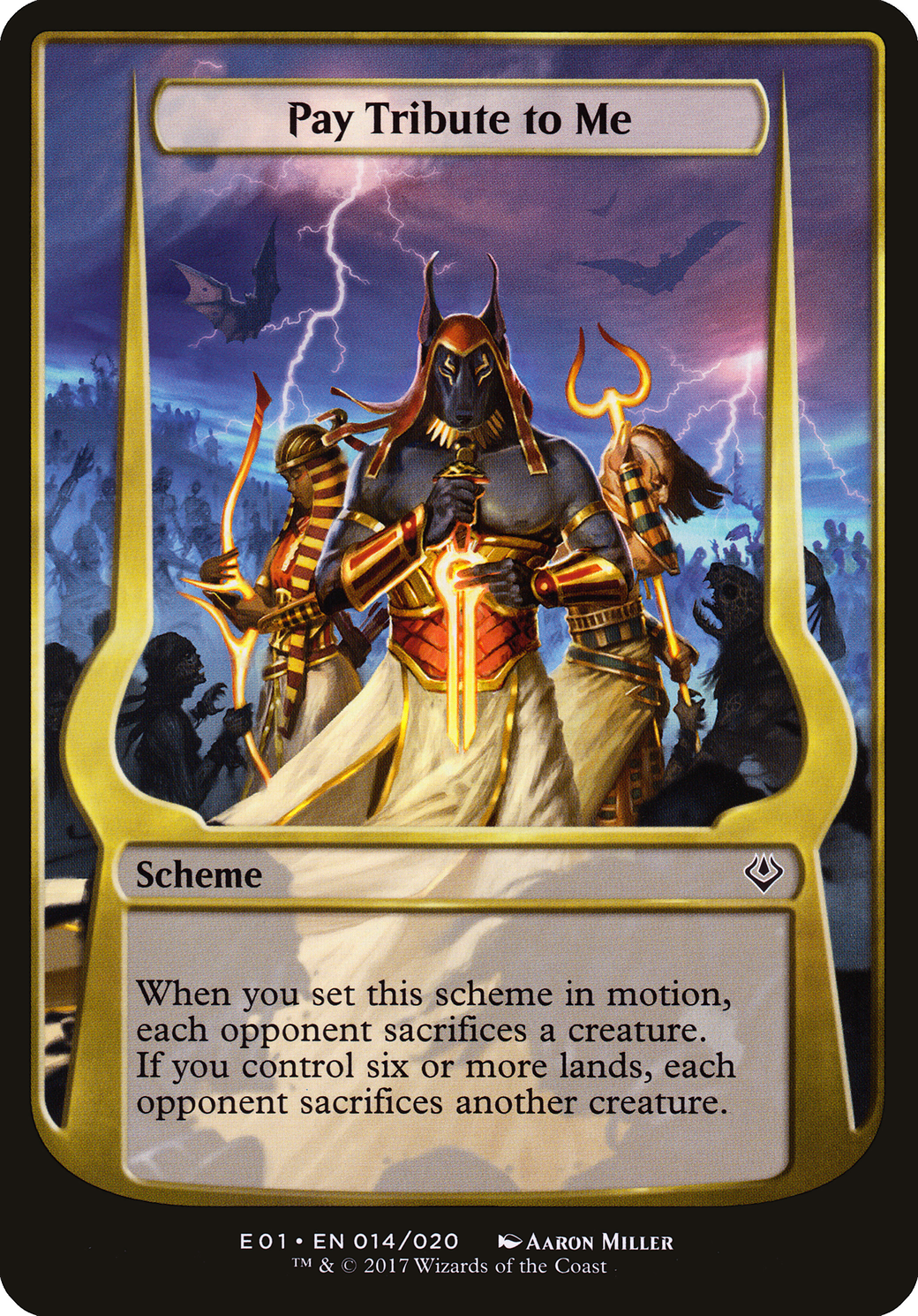 Pay Tribute to Me (OVER-14★) - Archenemy: Nicol Bolas Schemes