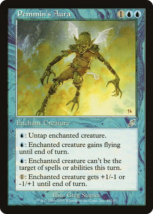 Pemmin's Aura (SCG-045) - Scourge Foil