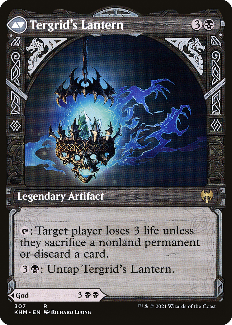 Tergrid, God of Fright // Tergrid's Lantern (KHM-307) - Kaldheim: (Showcase) Foil