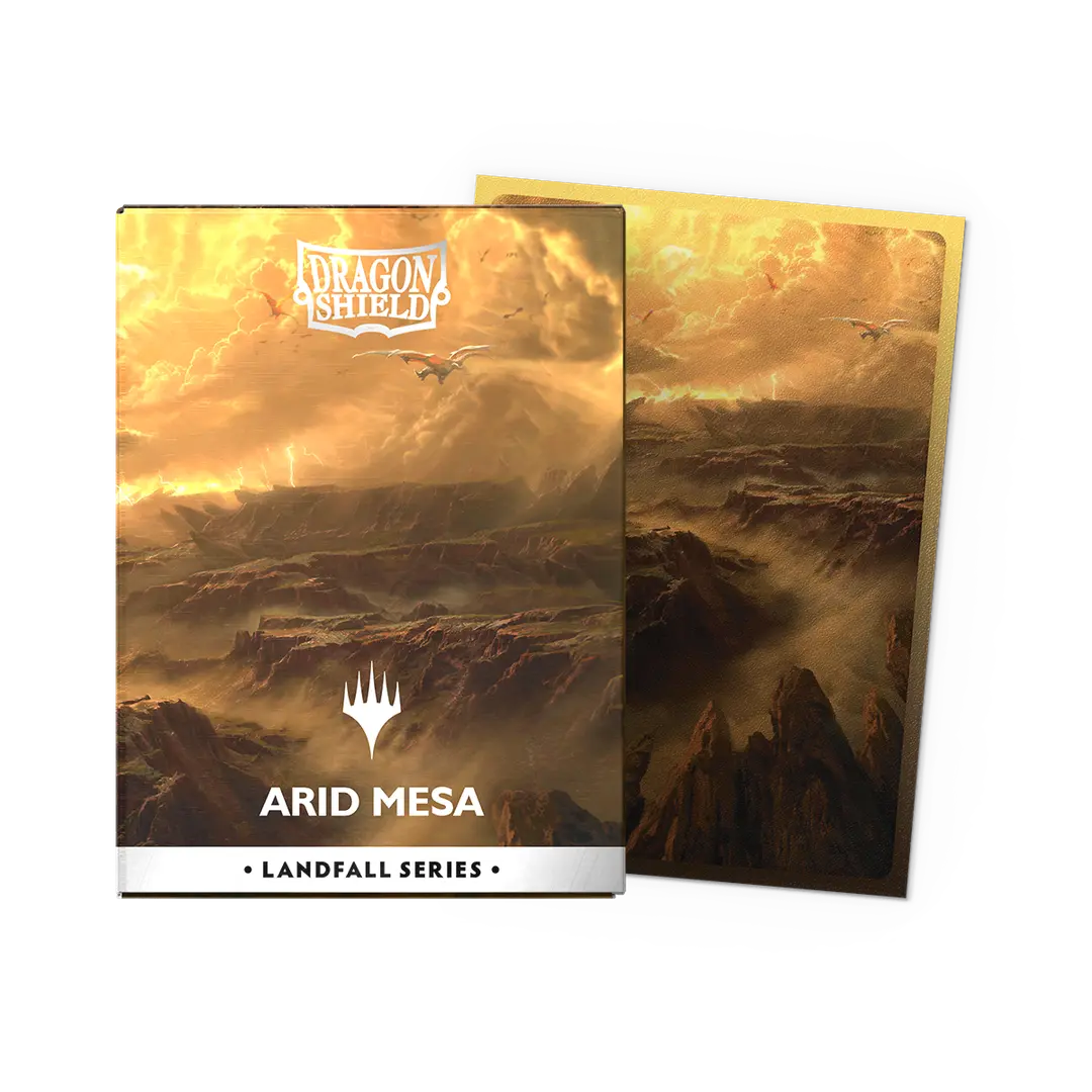 DRAGON SHIELD MAGIC THE GATHERING LANDFALL SERIES ARID MESA