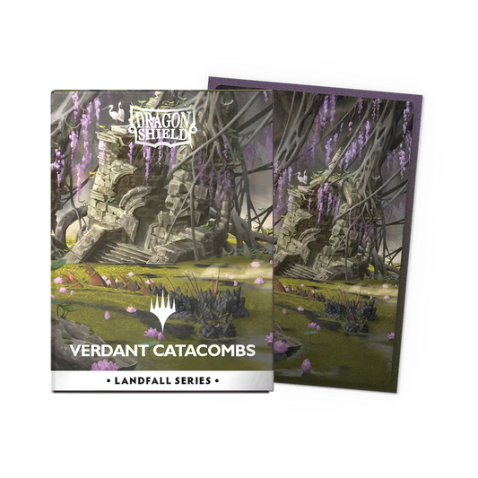 DRAGON SHIELD MAGIC THE GATHERING LANDFALL SERIES VERDANT CATACOMBS