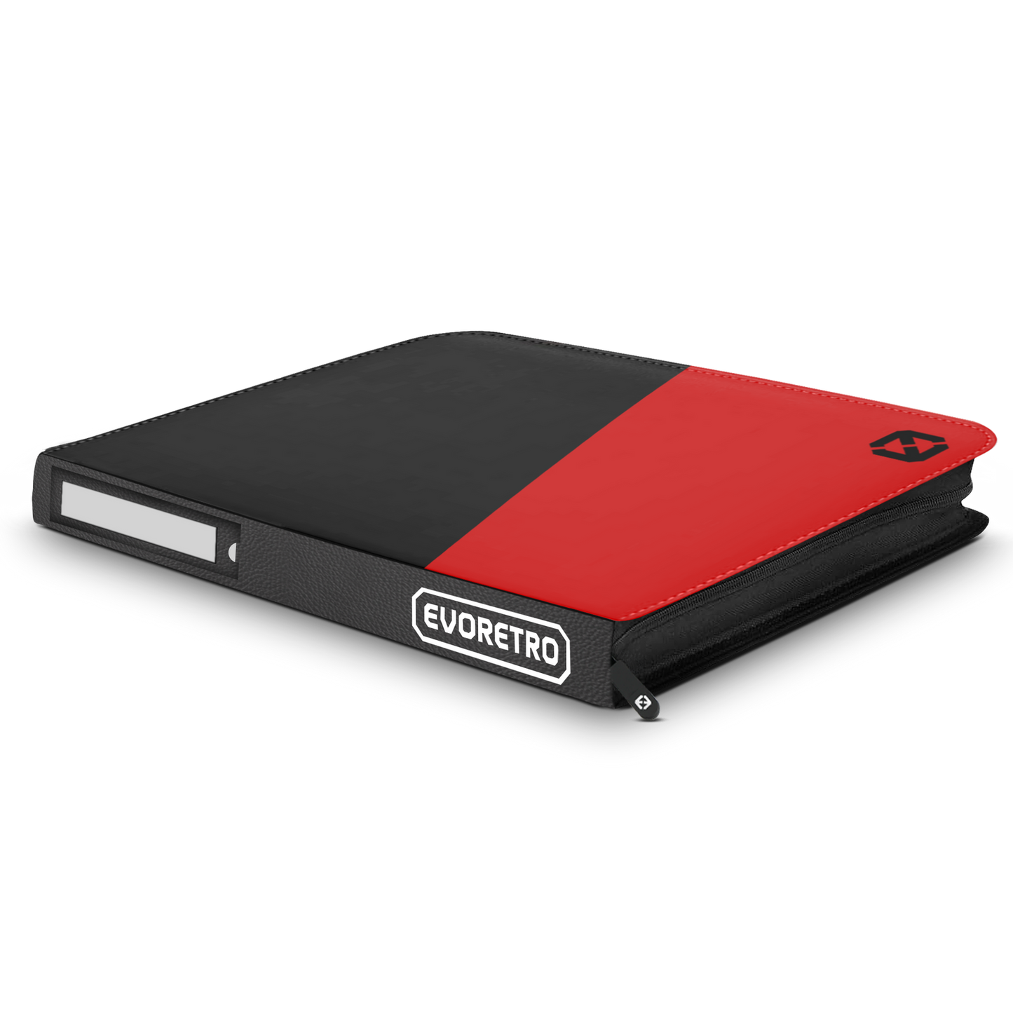 EVORETRO Top Loader Binder 3x3 216 Card Holder - Black/Red