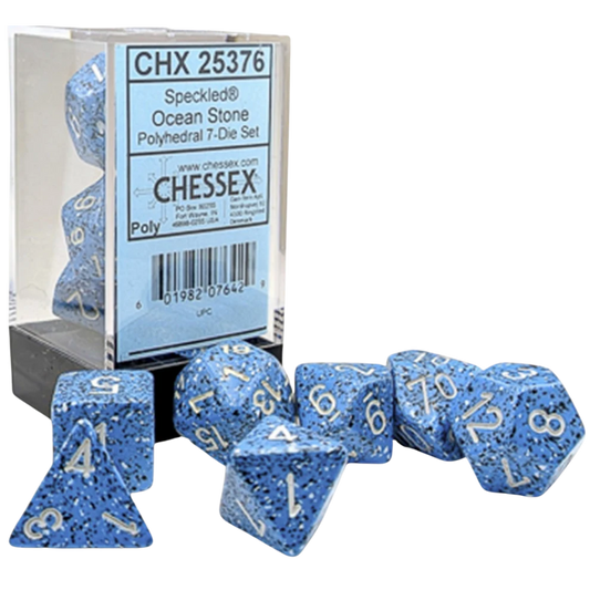 Chessex - 7PC - Speckled - Ocean Stone