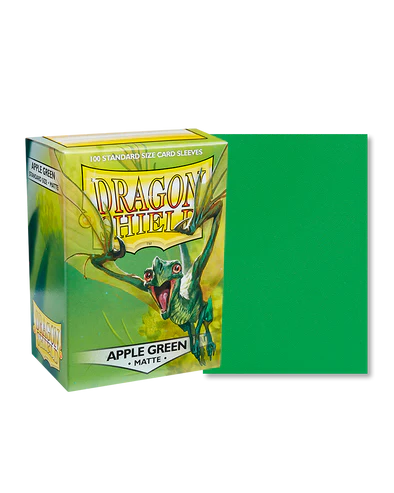 DRAGON SHIELD SLEEVES MATTE APPLE GREEN 100CT