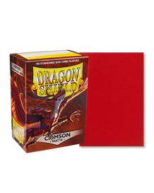 DRAGON SHIELD SLEEVES MATTE CRIMSON 100CT