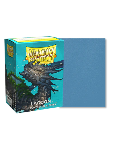 DRAGON SHIELD SLEEVES DUAL MATTE LAGOON 100CT