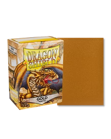DRAGON SHIELD SLEEVES MATTE GOLD 100CT