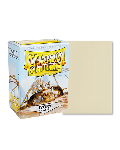 DRAGON SHIELD SLEEVES MATTE IVORY 100CT