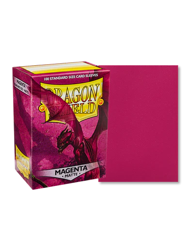 DRAGON SHIELD SLEEVES MATTE MAGENTA 100CT