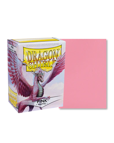 DRAGON SHIELD SLEEVES MATTE PINK 100CT