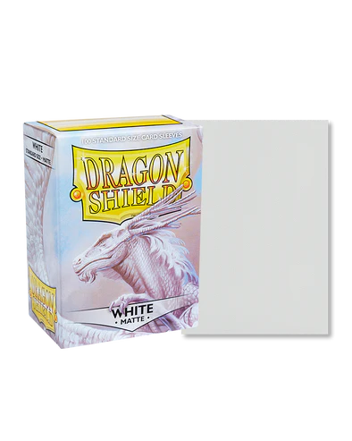 DRAGON SHIELD SLEEVES MATTE WHITE 100CT