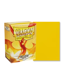 DRAGON SHIELD SLEEVES MATTE YELLOW 100CT
