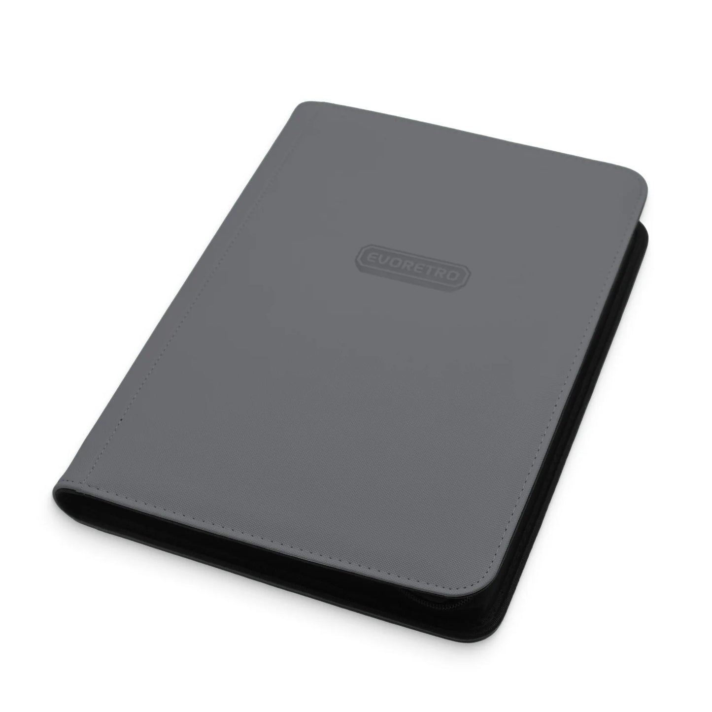 EVORETRO 9-Pocket Zip-Up Trading Card Zipper Binder for 360 cards - Gray