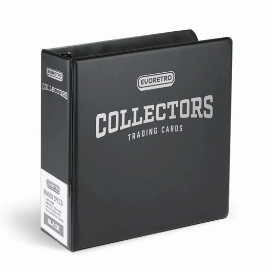 EVORETRO 3-Inch Trading Card Ring Binder - Collector Album Black