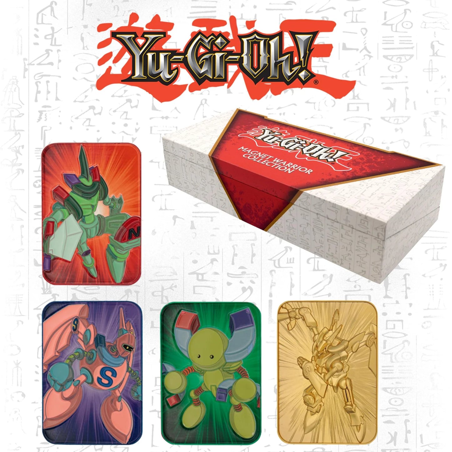 YU-GI-OH! LIMITED EDITION MAGNET WARRIOR INGOT SET OF 4