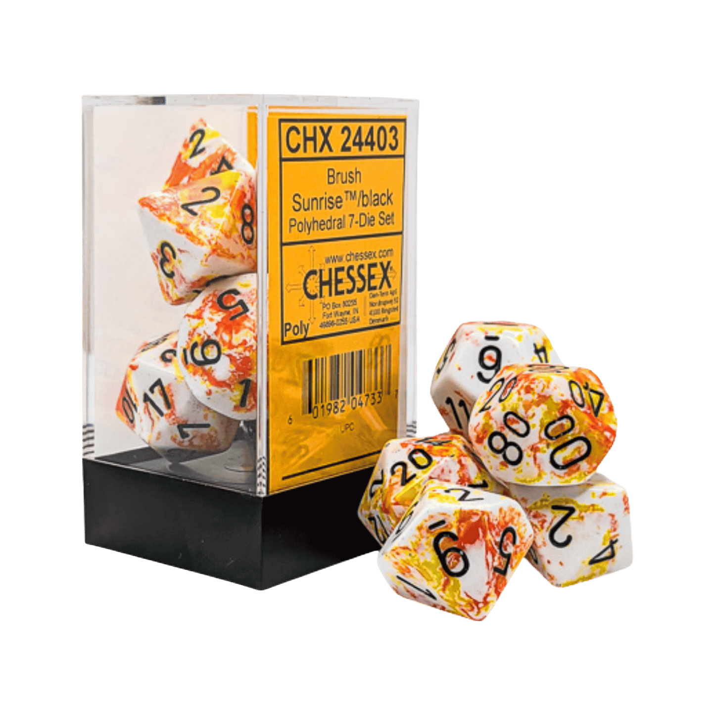 CHX BRUSH POLYHEDRAL 7-DIE SET - Sunrise/Black