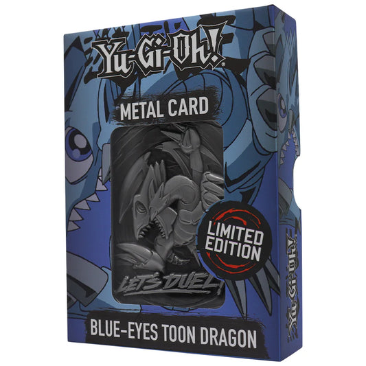 Yu-Gi-Oh! LIMITED EDITION BLUE-EYES TOON DRAGON METAL CARD