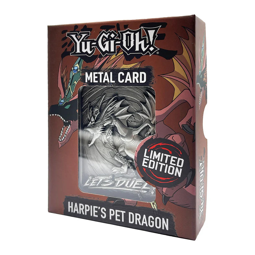 Yu-Gi-Oh! LIMITED EDITION HARPIE'S PET DRAGON METAL CARD