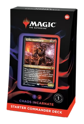 MTG STARTER COMMANDER DECK - CHAOS INCARNATE