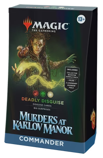 MTG COMMANDER DECK: MURDERS AT KARLOV MANOR  DEADLY DISGUISE