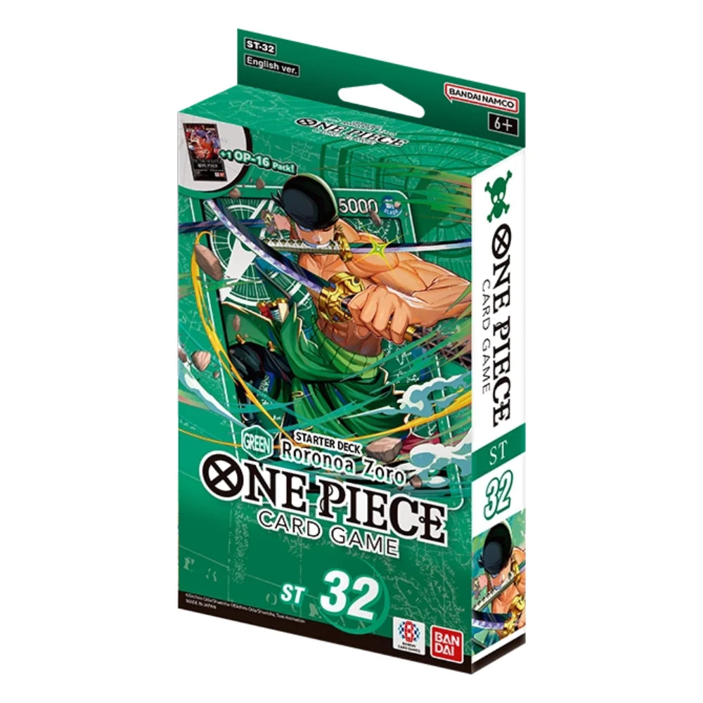 ONE PIECE CG ST32 STARTER DECK (GREEN Roronoa Zoro)