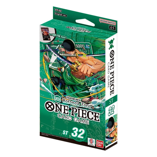ONE PIECE CG ST32 STARTER DECK (GREEN Roronoa Zoro)