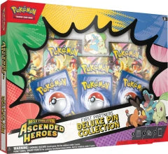 POKEMON ME2.5 ASCENDED HEROES FIRST PARTNERS DELUXE PIN COLLECTION