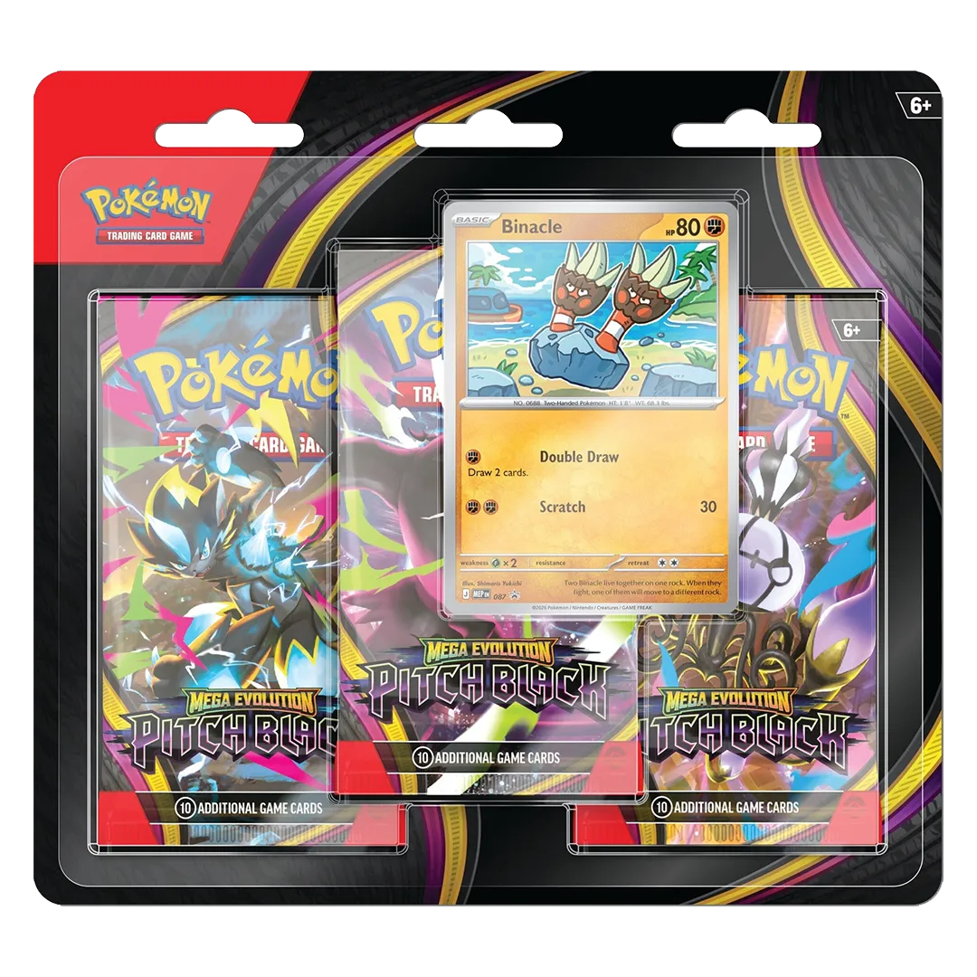 POKEMON ME05 PITCH BLACK 3PK BLISTER