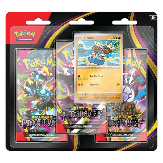 POKEMON ME05 PITCH BLACK 3PK BLISTER