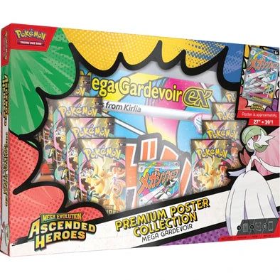 POKEMON ME2.5 ASCENDED HEROES PREMIUM POSTER COLLECTION - MEGA GARDEVOIR