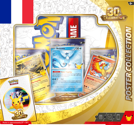 [FRENCH] POKEMON 30TH CELEBRATION COLLECTION POSTER