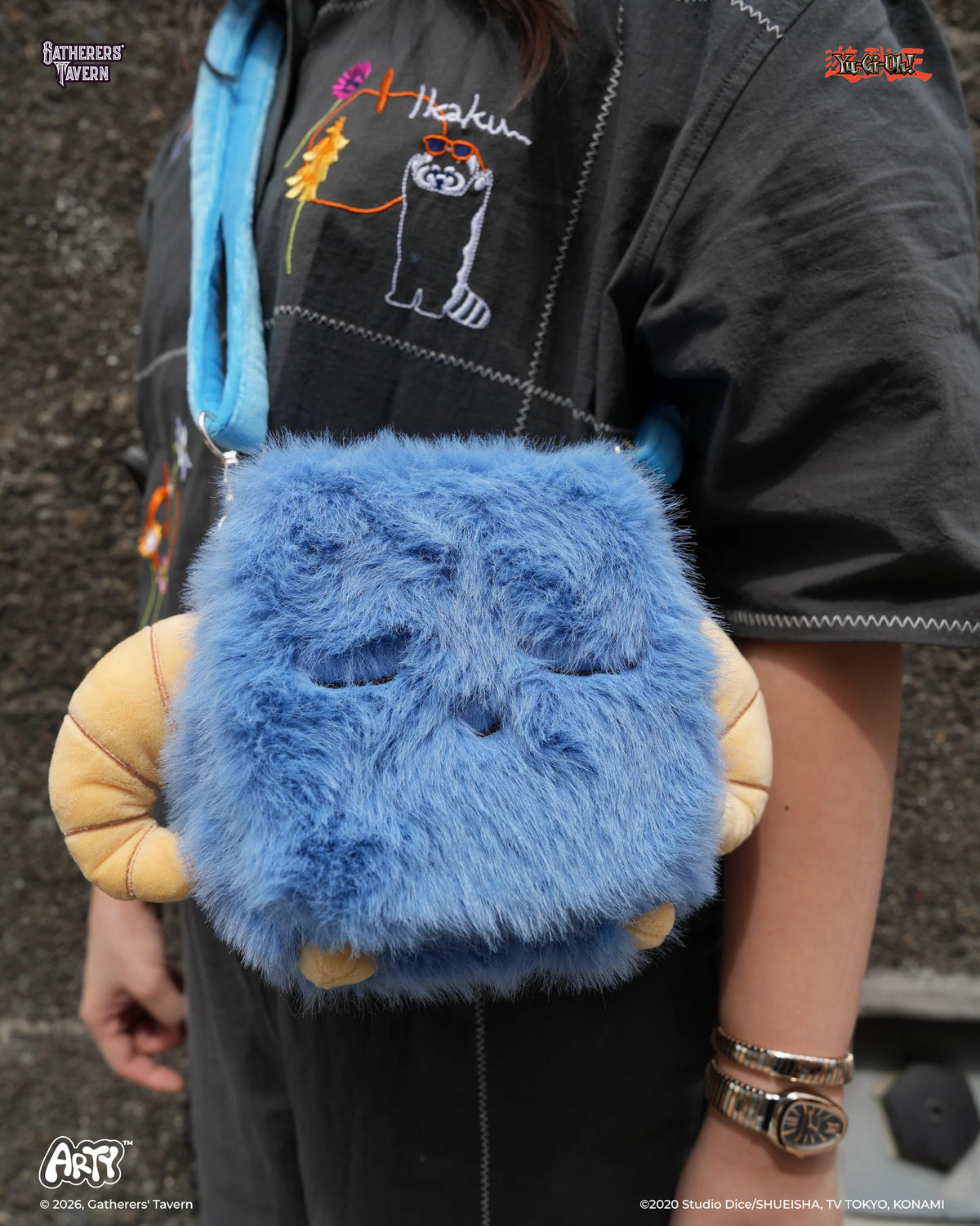 GATHERERS TAVERN SCAPEGOAT ARTY BAG (BLUE)