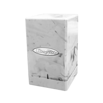 UP D-BOX SATIN TOWER MARBLE WHITE/BLACK