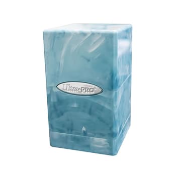 UP D-BOX SATIN TOWER MARBLE LIGHT BLUE/WHITE