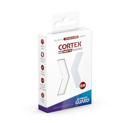 UG SLEEVES CORTEX JAPANESE SIZE GLOSSY WHITE 60CT