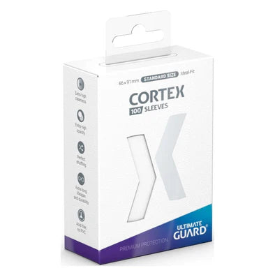 UG SLEEVES CORTEX STANDARD GLOSSY WHITE 100CT