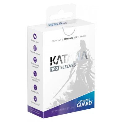UG SLEEVES KATANA TRANSPARENT 100CT