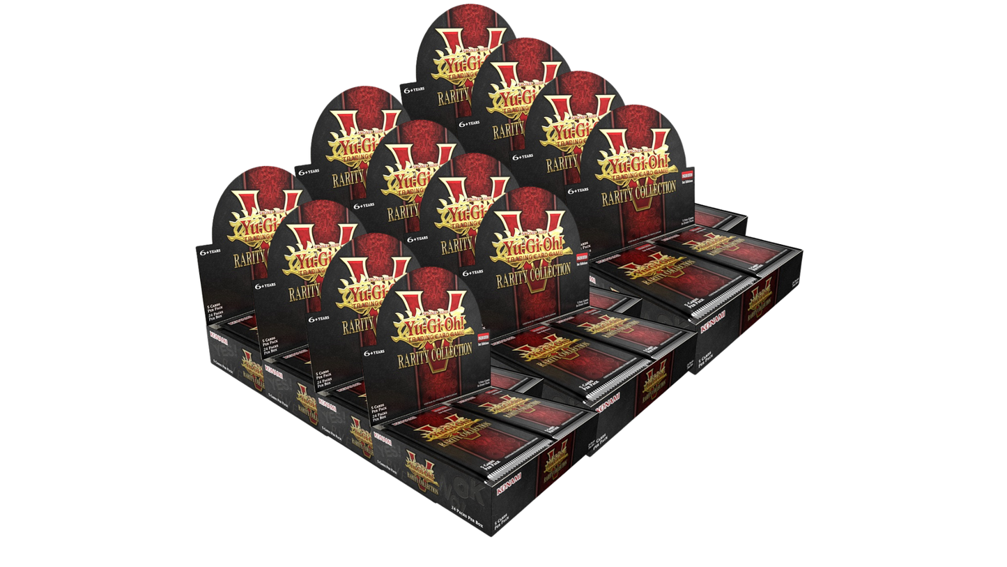 YGO RARITY COLLECTION 5 BOOSTER BOX - CASE OF 12 - PRE-ORDER