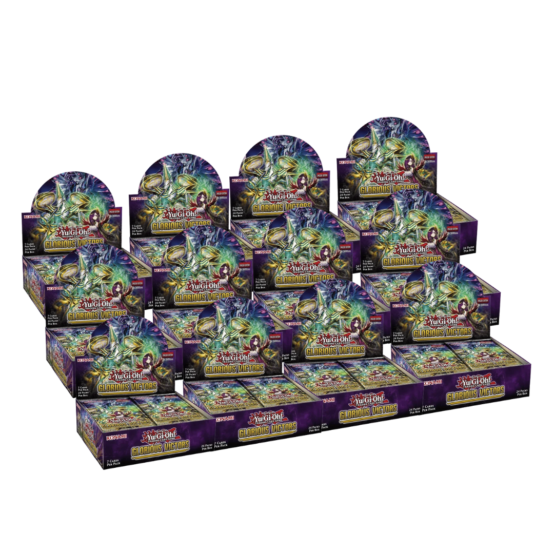 YGO GLORIOUS VICTORS BOOSTER CASE (12 BOXES) - PRE-ORDER - DECEMBER 2, 2026