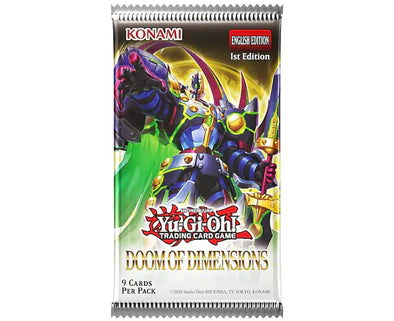 YGO DOOM OF DIMENSIONS BOOSTER PACK