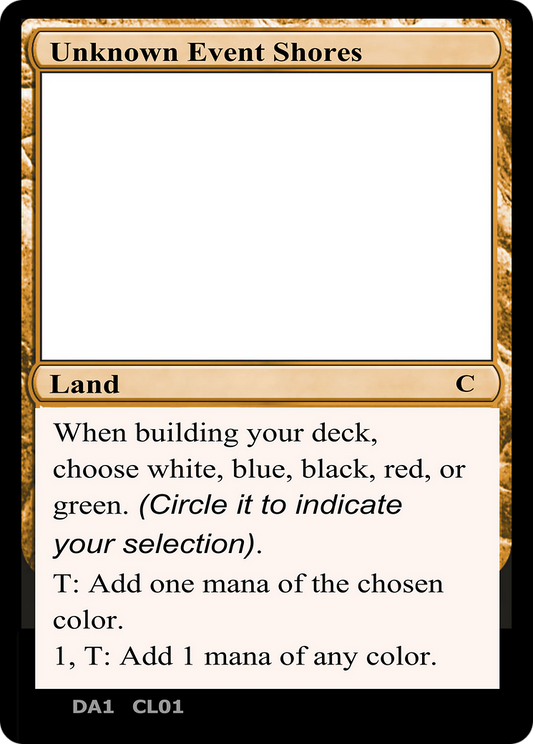 Unknown Event Shores (UNK-CL01B) - Unknown Event