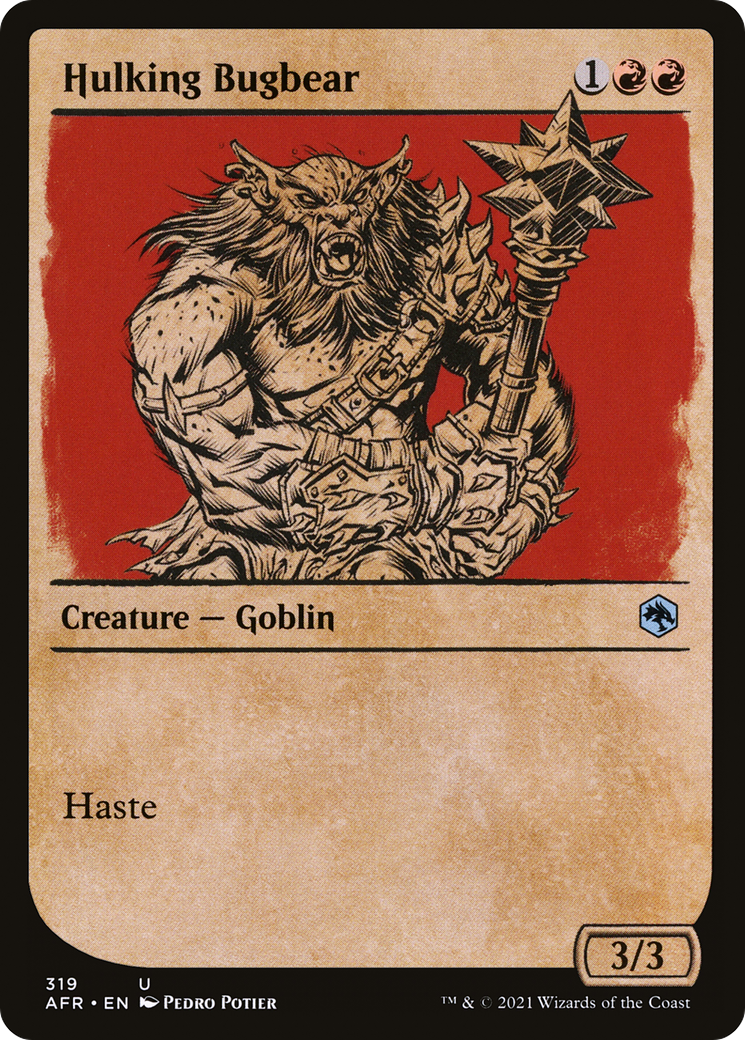 Hulking Bugbear (AFR-319) - Adventures in the Forgotten Realms: (Showcase) Foil