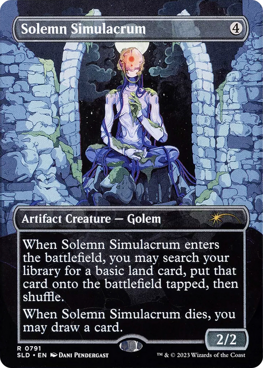 Solemn Simulacrum (SLD-791) - Secret Lair Drop (Borderless)