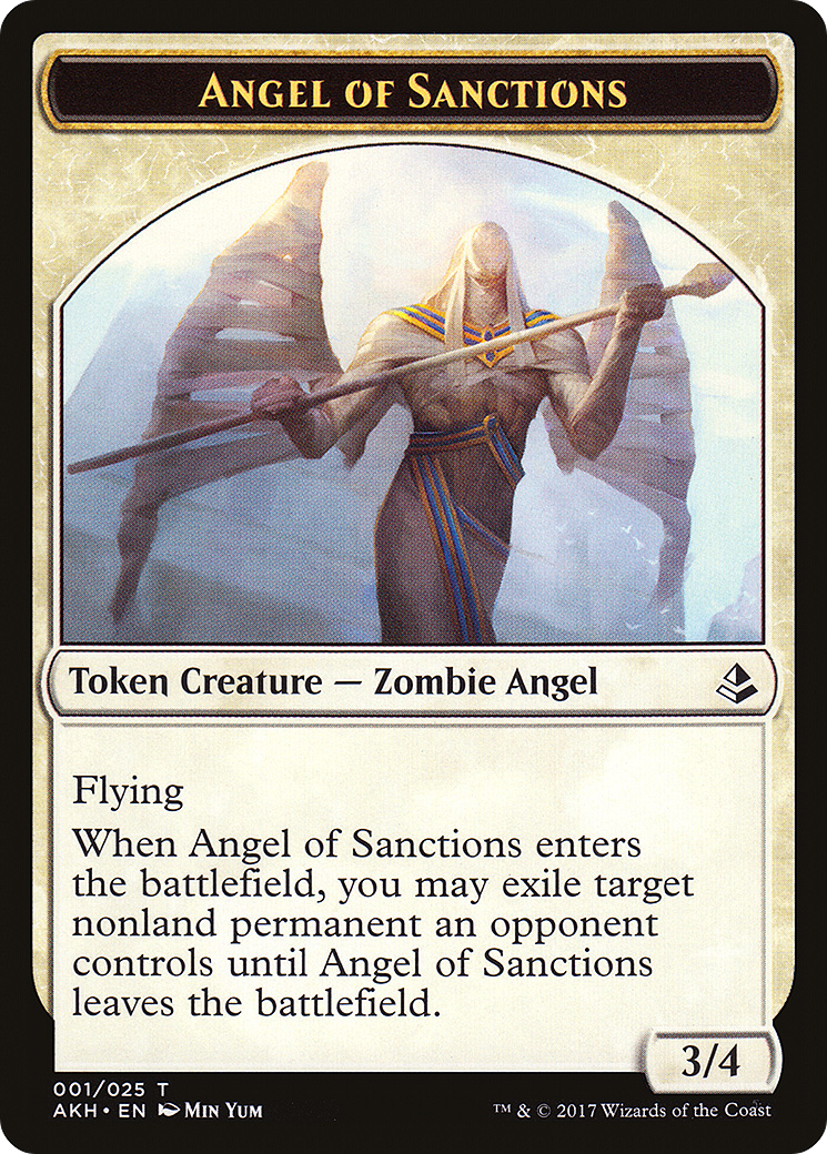Angel of Sanctions (AKH-001) - Amonkhet Tokens