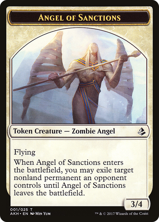 Angel of Sanctions (AKH-001) - Amonkhet Tokens