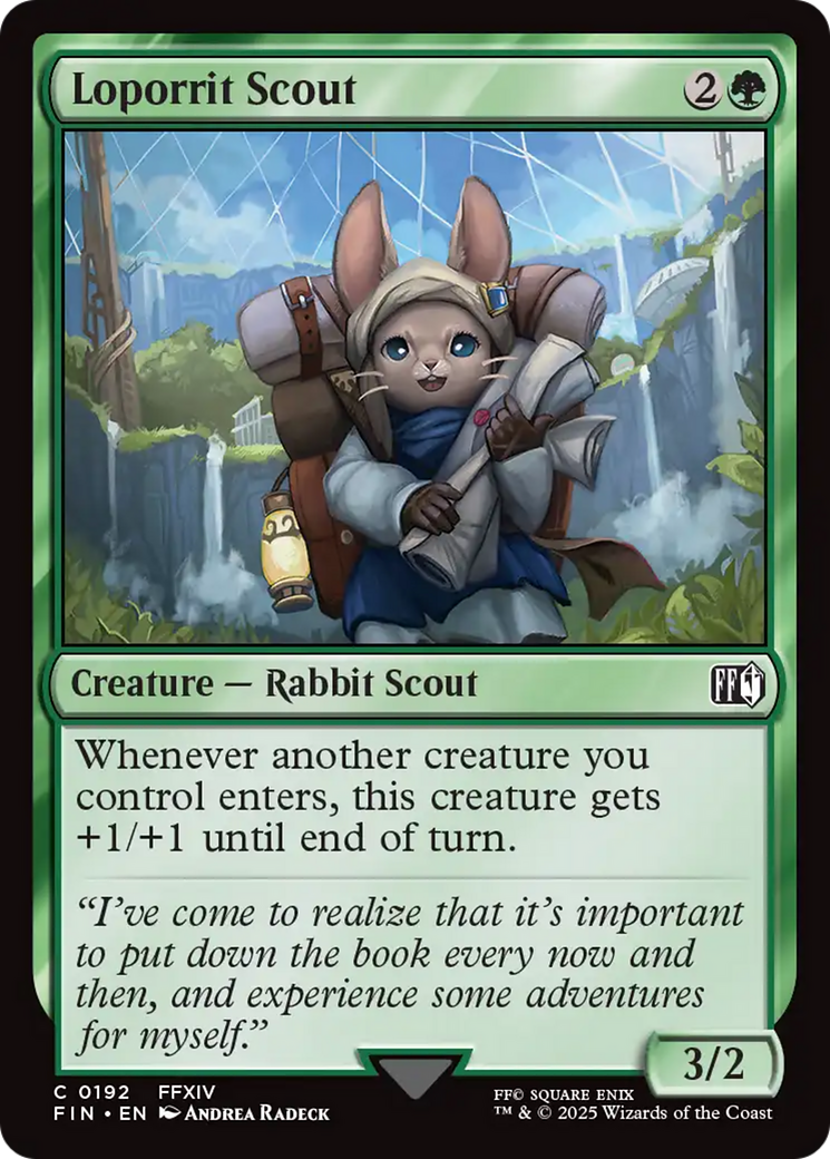 Loporrit Scout (FIN-192) - FINAL FANTASY Foil