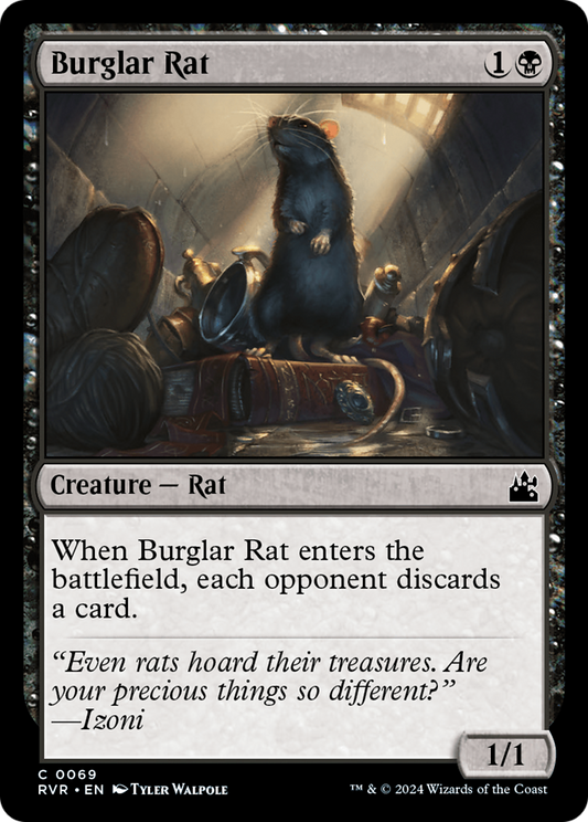 Burglar Rat (RVR-069) - Ravnica Remastered