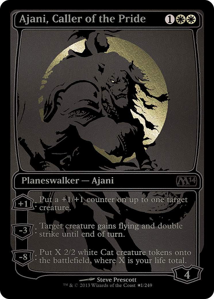 Ajani, Caller of the Pride (MEDIA-01★) - San Diego Comic-Con 2013 Foil